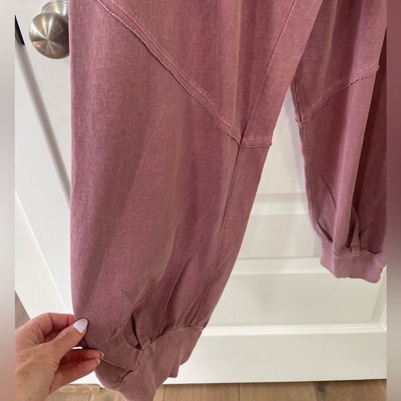 Free People Press Pause Joggers, Mauve, Medium - Picture 6 of 8